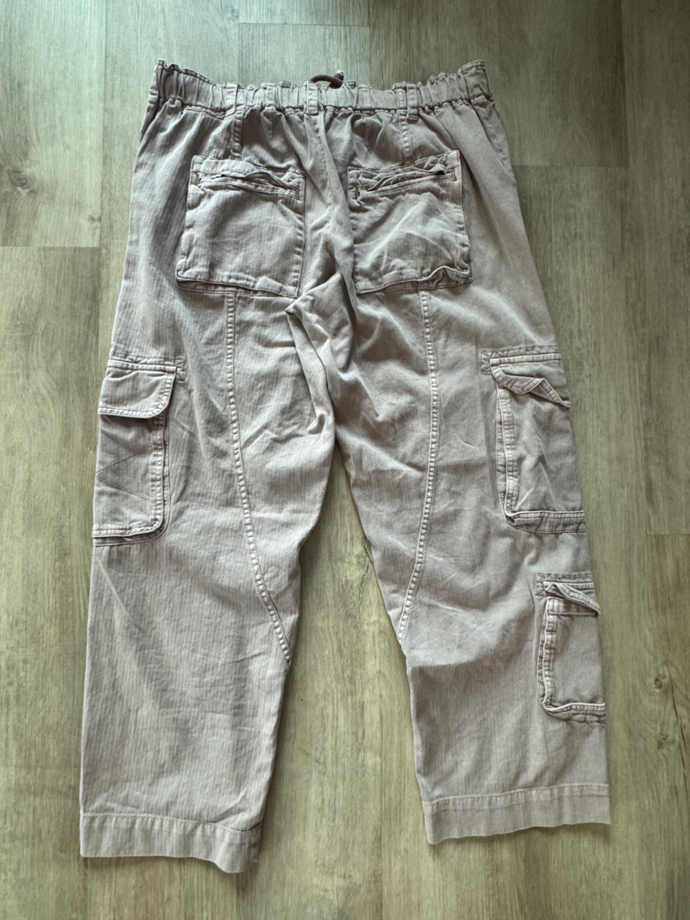 Free People Tahiti Pull-On Cargo Pants In Cashmere Size L - Picture 9 of 11